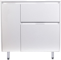 Style Line Тумба под раковину Барселона 90 R белая с б/к Люкс Plus